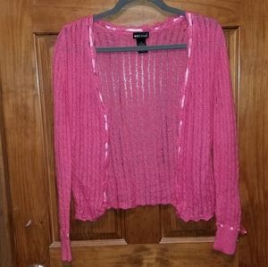 Light hot pink cardigan